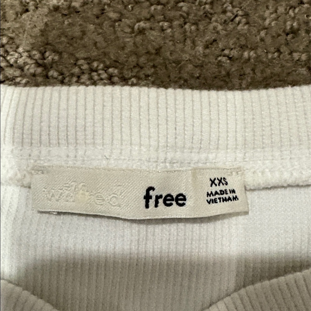 Wilfred Ribbed White Top size xxs - Picture 2 of 2